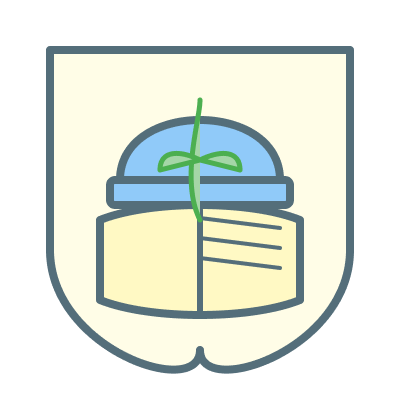 私立 知災高等学校 校章