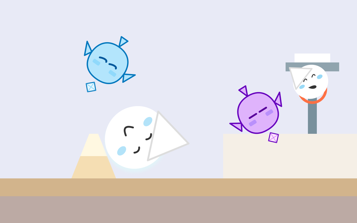 学校の体育館や公民館のイラスト