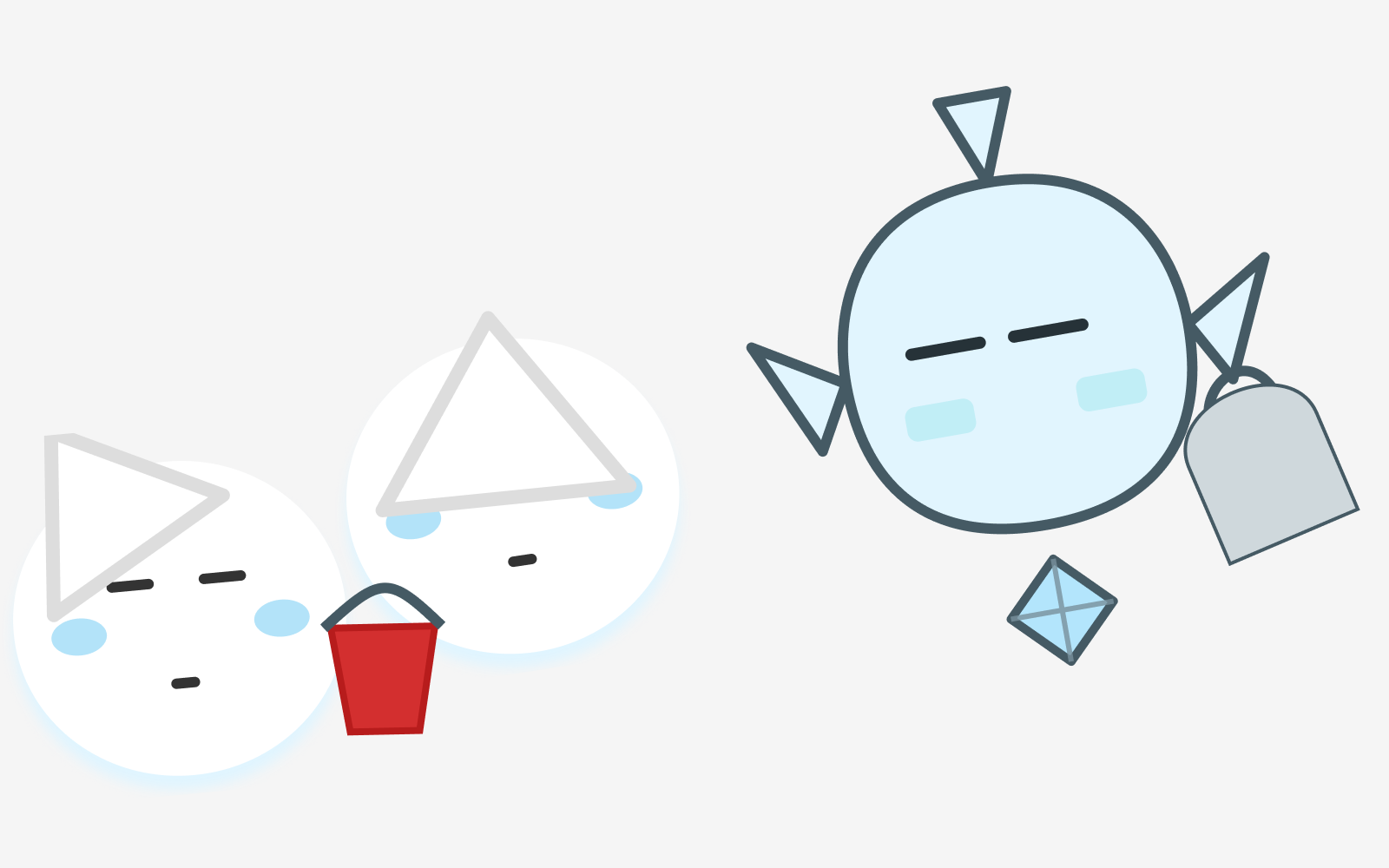 災害時、近所の人々が協力して救助活動や炊き出しを行っている温かい雰囲気のイラスト