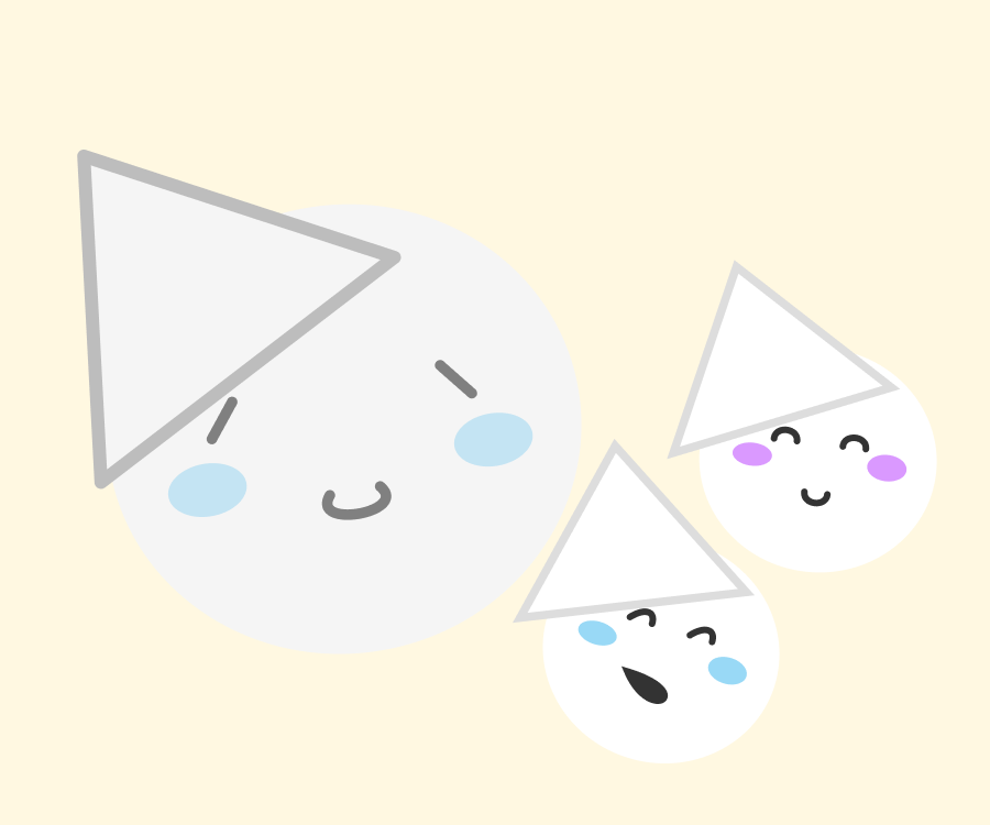 おじいさんになったちさまるが、小さな子供に、防災頭巾を被せてあげながら、昔の体験を語り聞かせている様子の、温かいイラスト