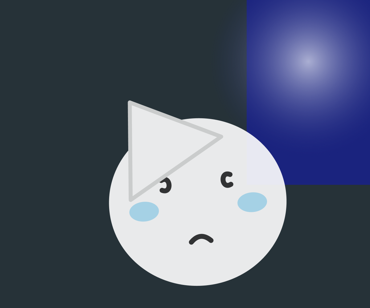 停電して困っているちさまる